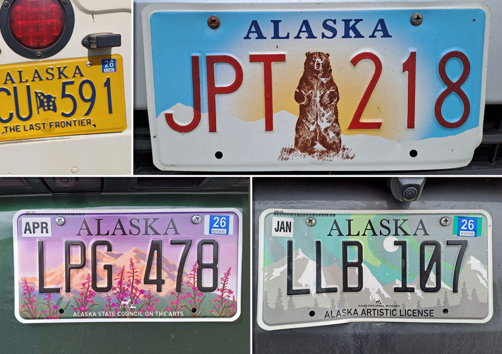 Autonummern Alaska