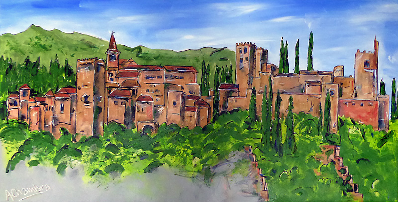 Alhambra Acrylbild