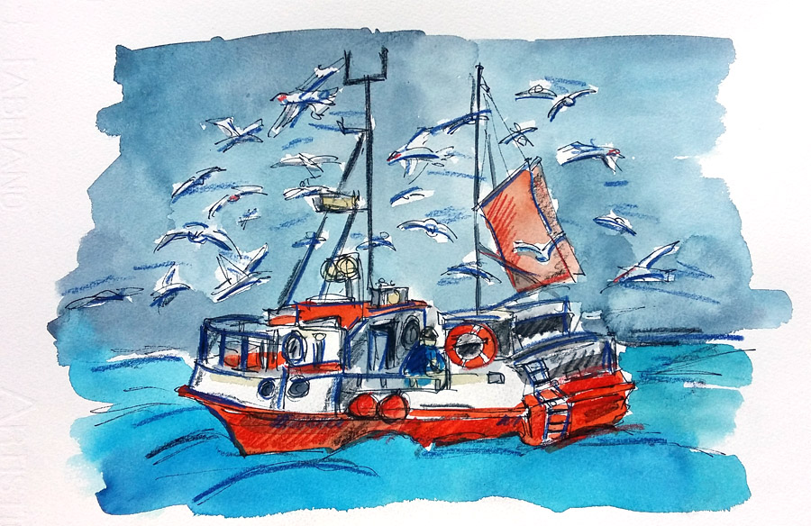 Fischerboot Bodö